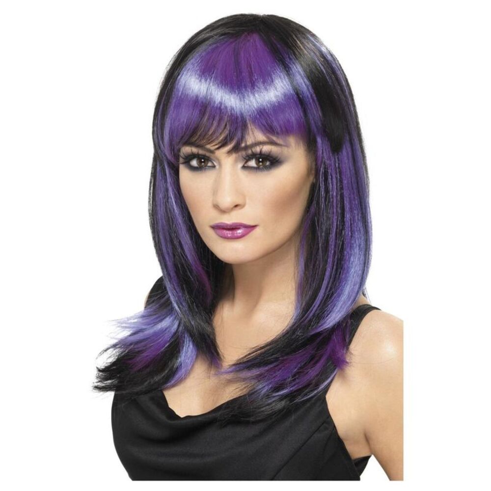 Smiffys Womens/Ladies Glamour Witch Wig / Black